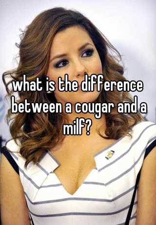 Difference between a milf and a cougar