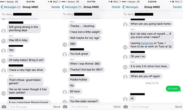 Mom and son text sex chat