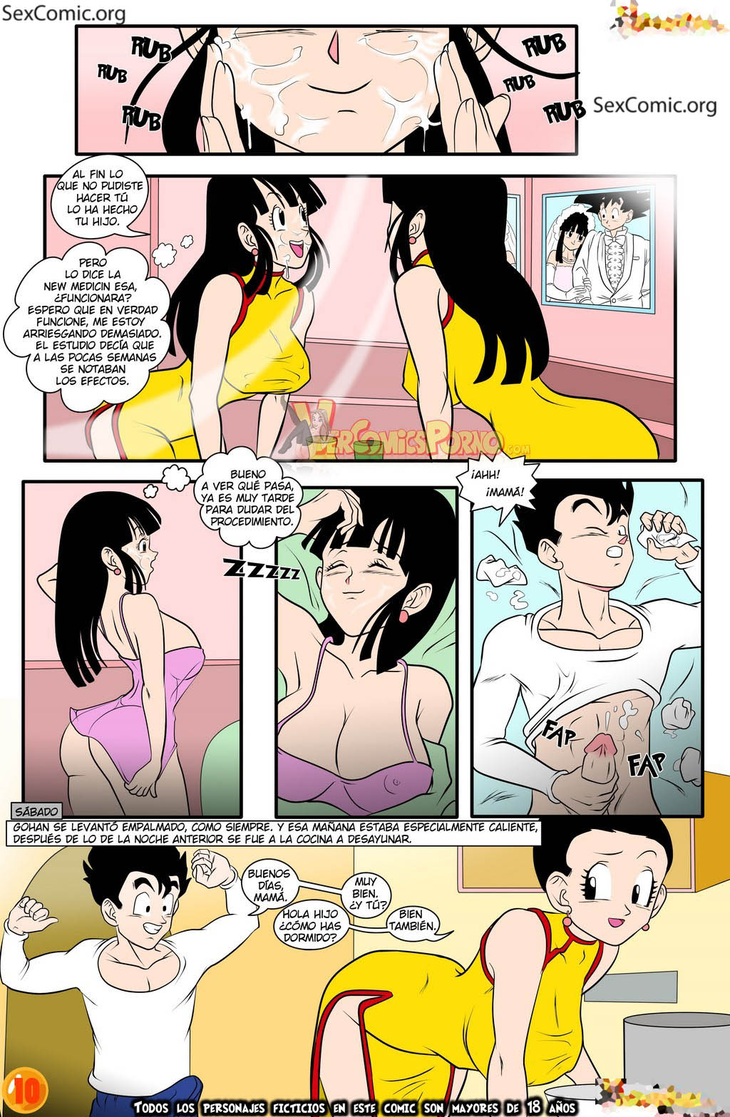 Dragon ball goku milk comic porno