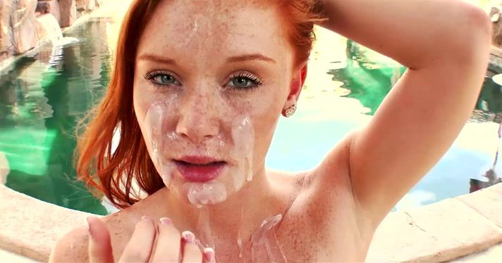Freckled redhead hardcore anal
