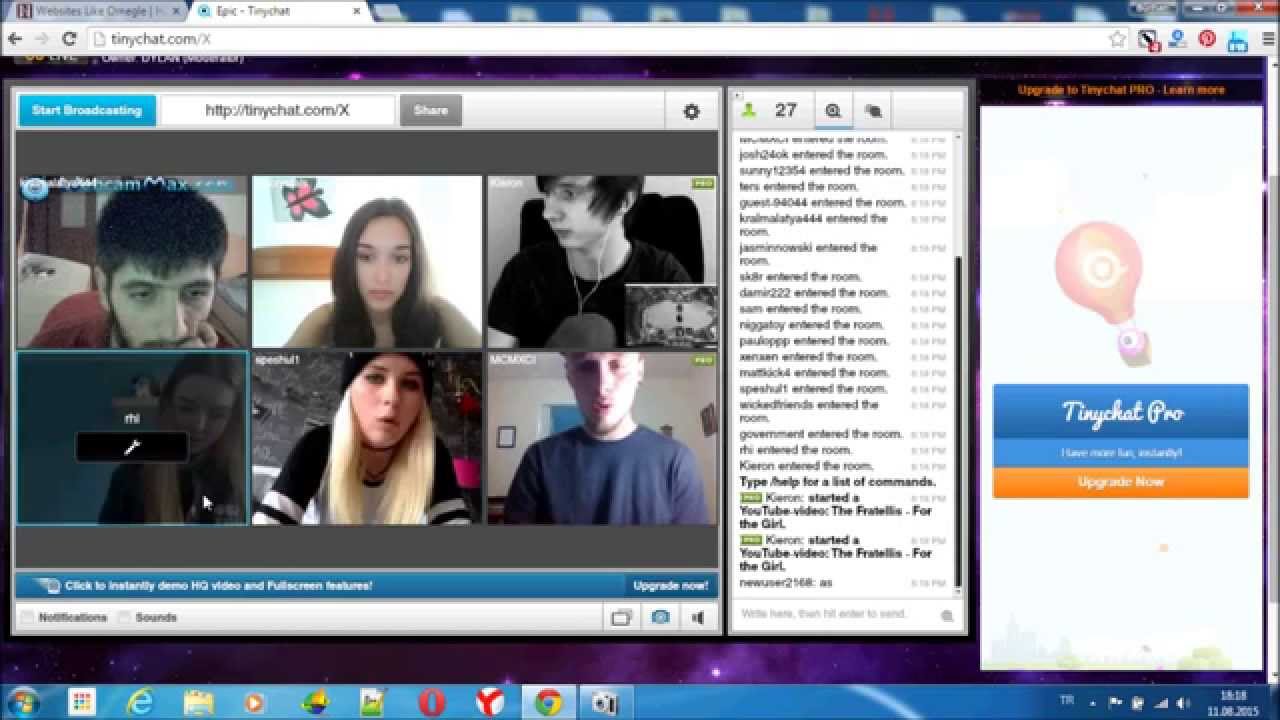 Cam to cam sites like chatroulette