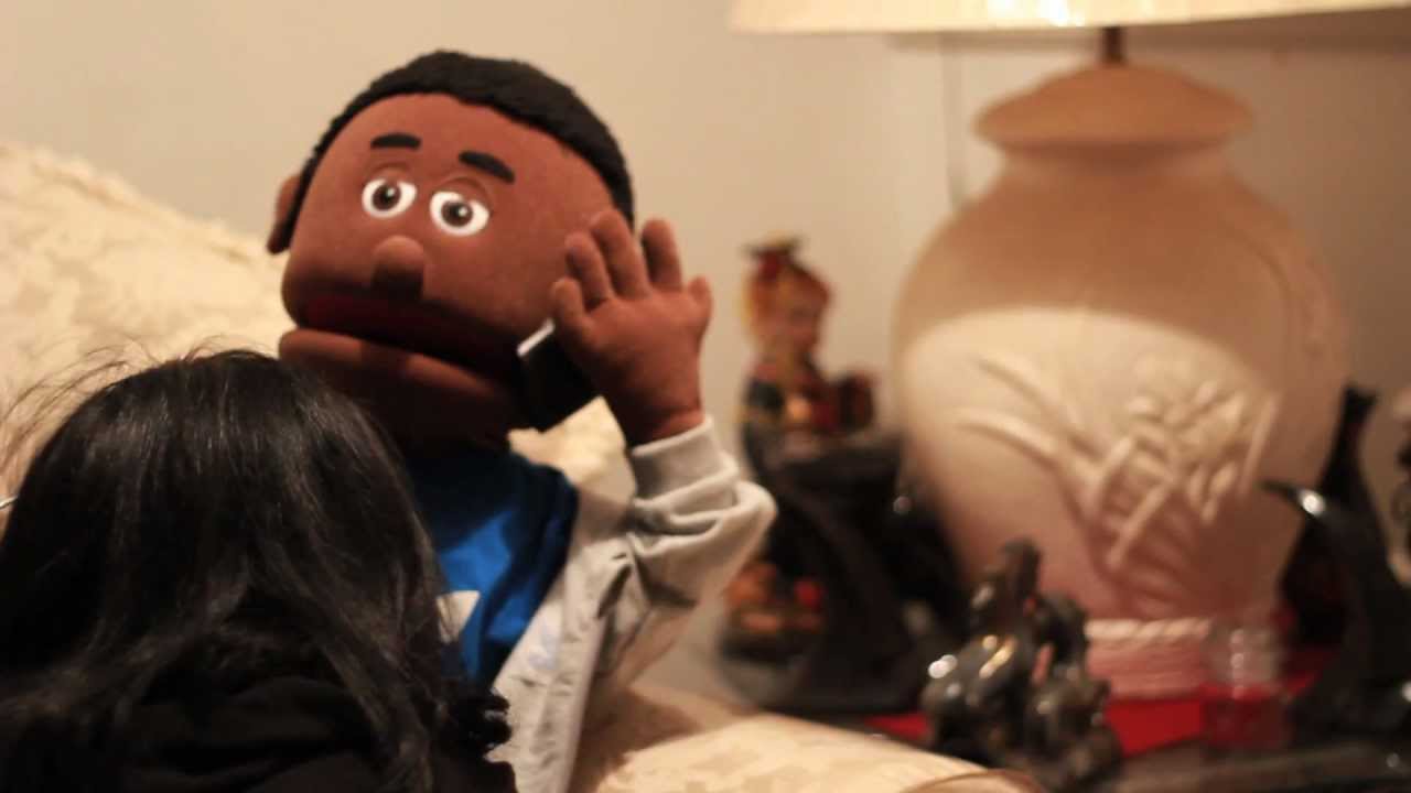 Peanut the puppet gets laid