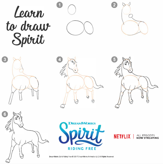 Spirit riding free spirit and lucky coloring page books